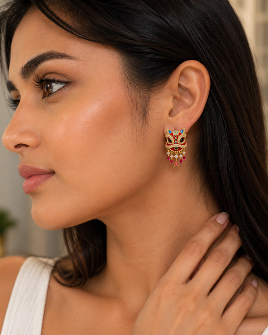 LUXE Mystic Mask Drops Earrings