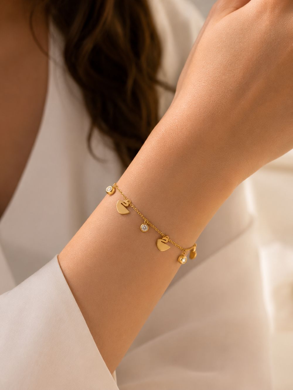 Swan Charm Bracelet
