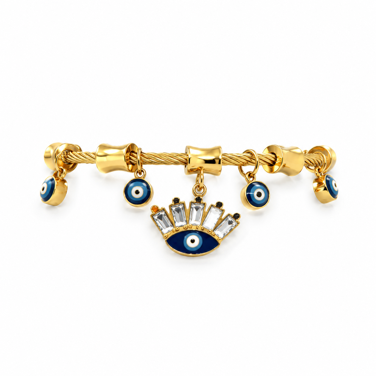 Aurelia Evil Eye Charm Bracelet