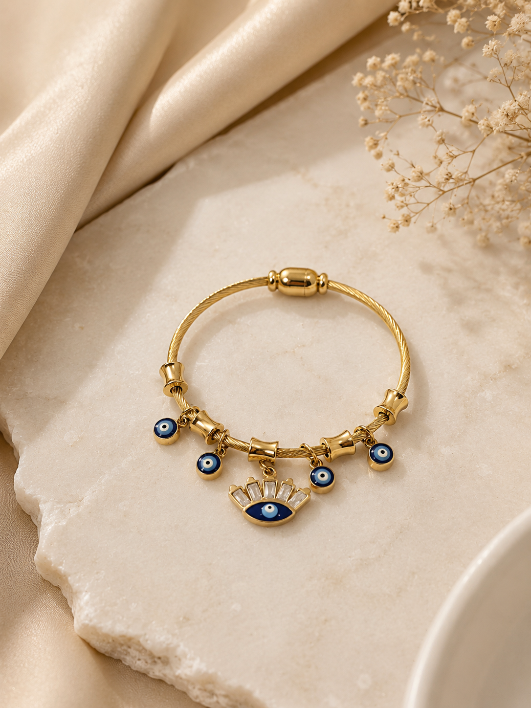Aurelia Evil Eye Charm Bracelet