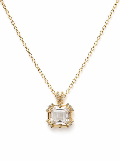 Luna Crystal Pendant Necklace