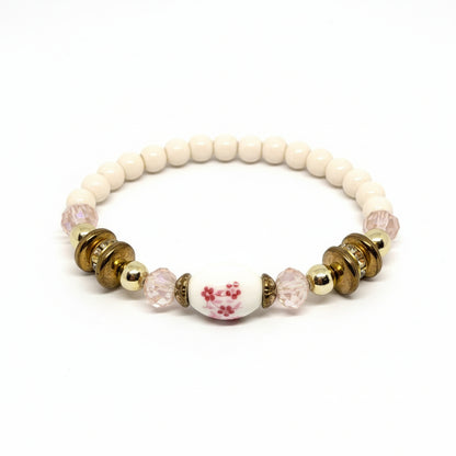 Pink Evil Eye Charm Bracelet (Set of 4)