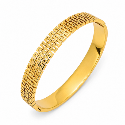 Golden Greek Luxe Bangle