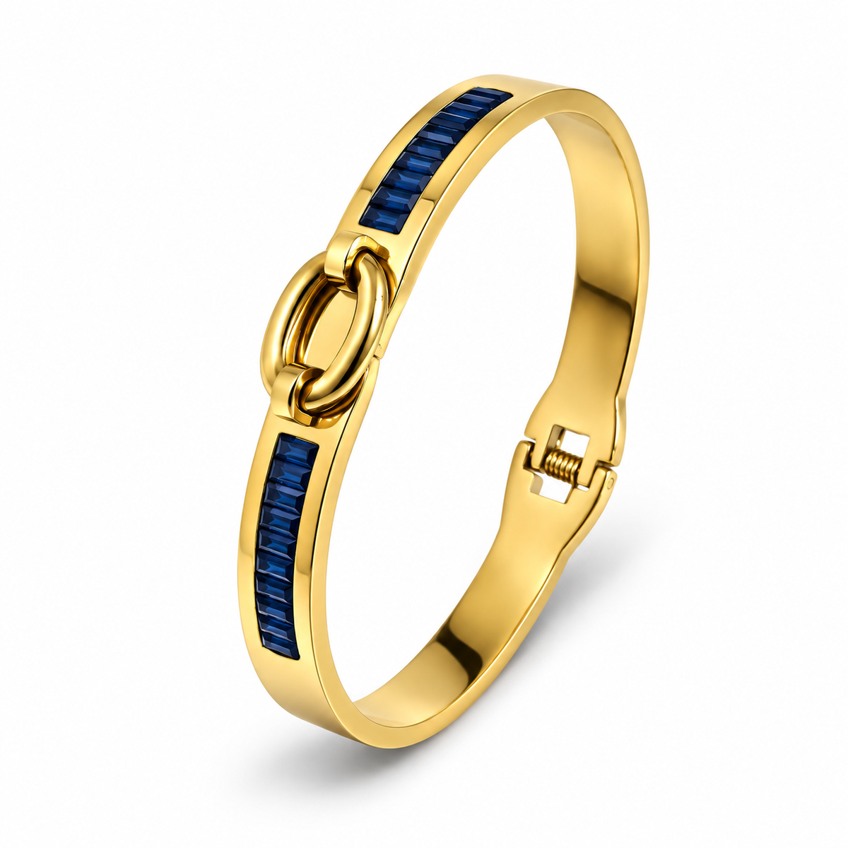 Noir Link Luxe Bangle