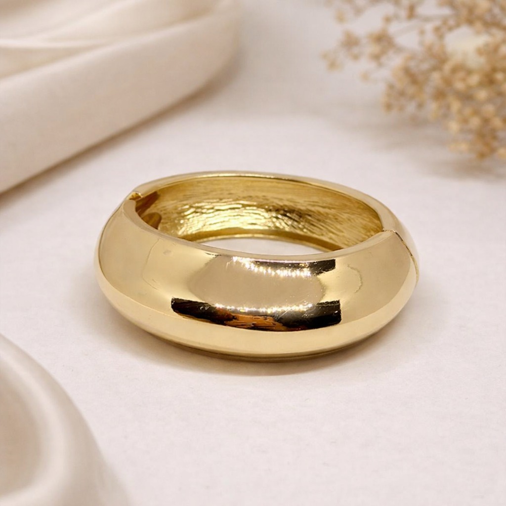Classic Gold Statement Cuff (Anti Tarnish)