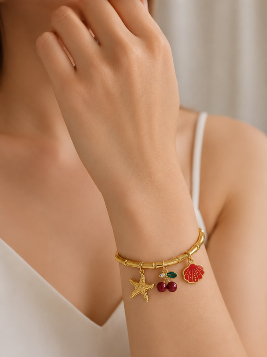 Coastal Charm Bamboo Bracelet