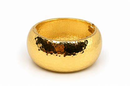 Solara Gold Statement Cuff Bracelet (Anti tarnish) | Stainless Steel
