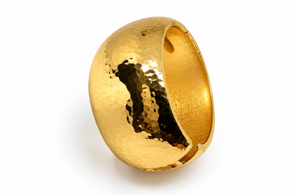 Solara Gold Statement Cuff Bracelet (Anti tarnish) | Stainless Steel