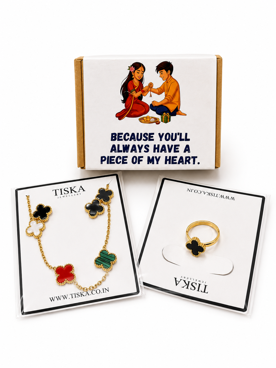 TISKA Sisterhood Luxe Raksha Bandhan Gift Box (