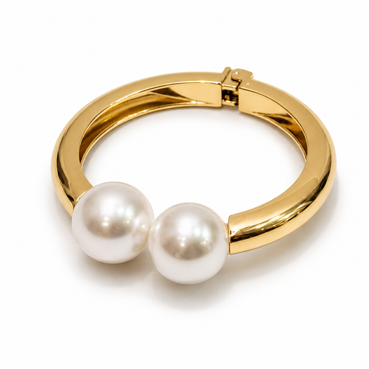Pearl Duo Luxe Bangle Kada