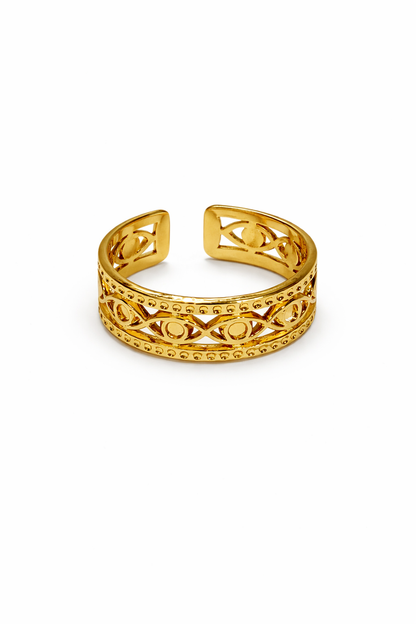 Vintage Filigree Cuff Ring