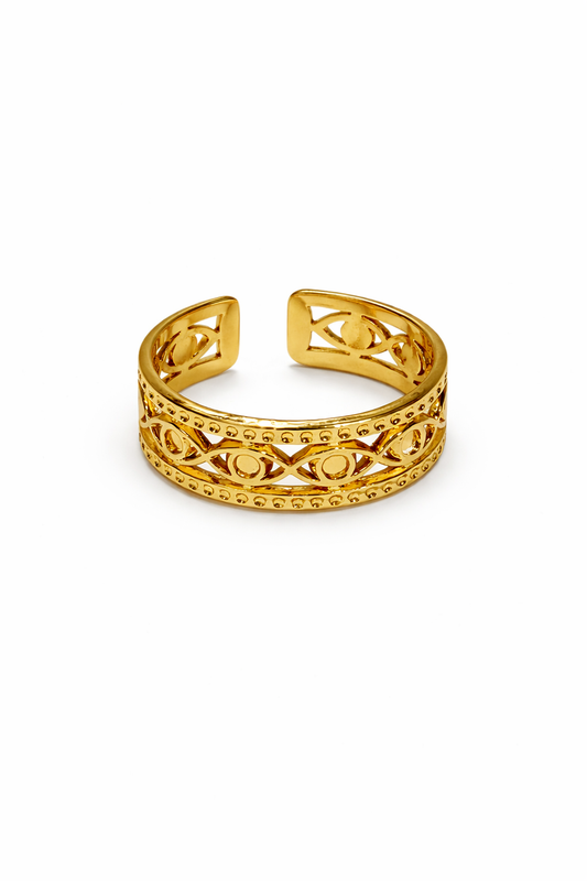 Vintage Filigree Cuff Ring