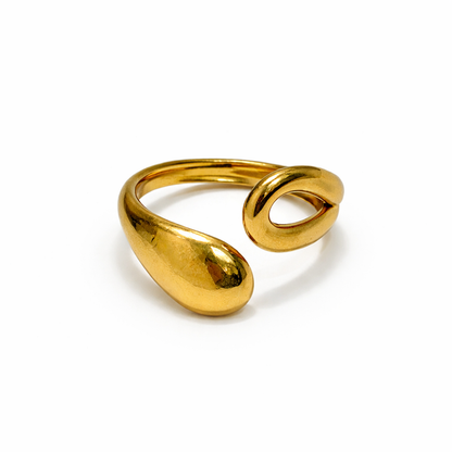 Sculpted Curve Statement Ring