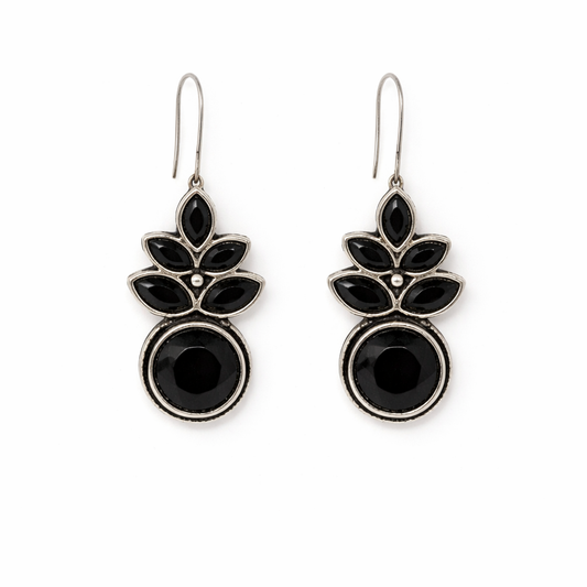 Noor Noir Statement Earrings
