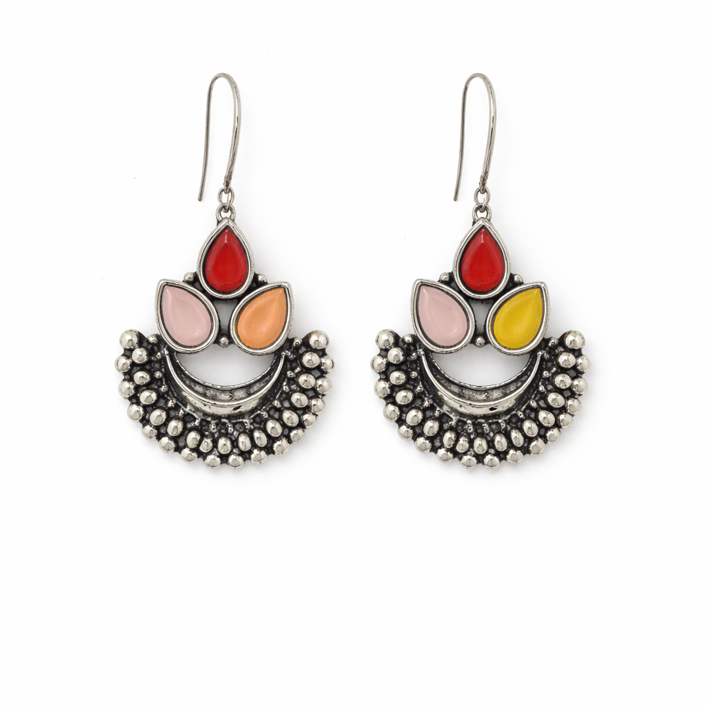 Noor Pastel Chaand Earrings