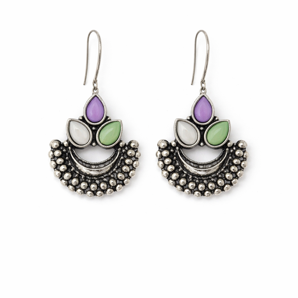 Noor Pastel Chaand Earrings