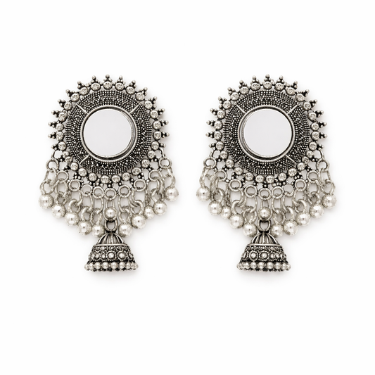 Sheesha Noor Statement Jhumka Earrings