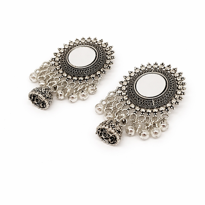 Sheesha Noor Statement Jhumka Earrings