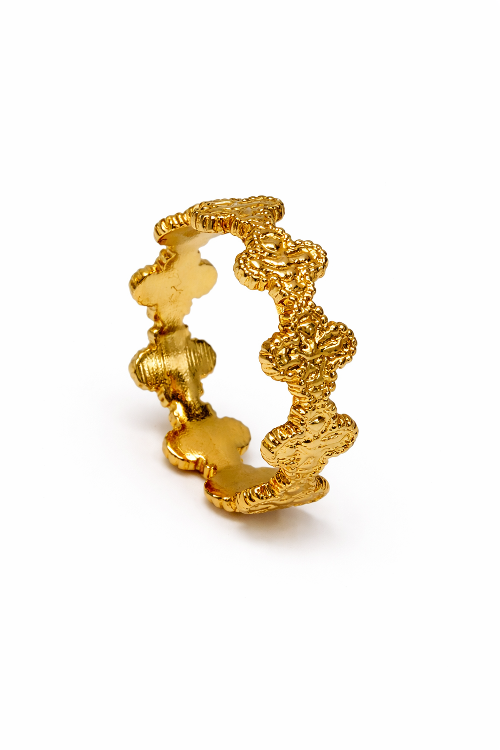 Regal Motif Band Ring