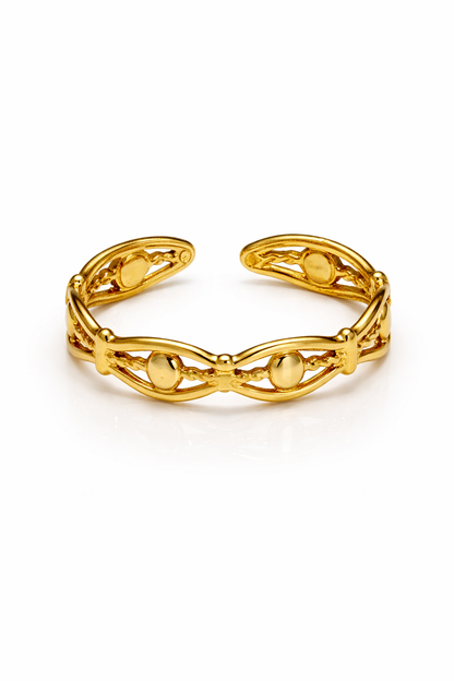 Orb Twist Adjustable Ring