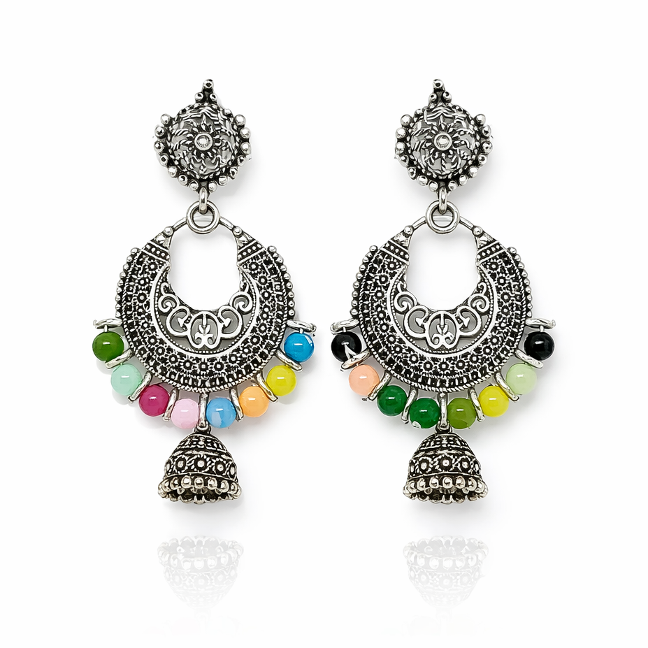 Rang Noor Chaand Jhumka Earrings