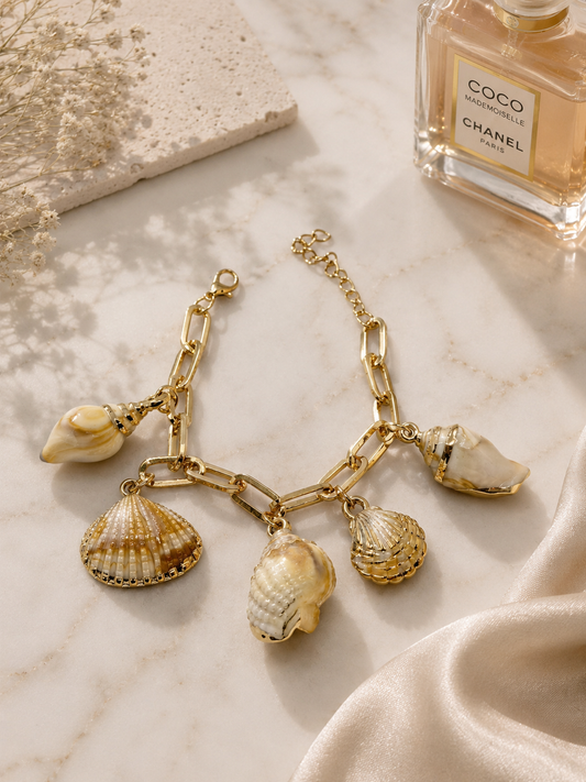 Coastal Shell Statement Bracelet