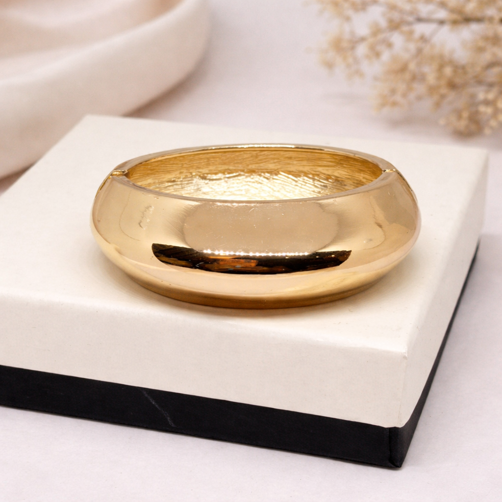 Classic Gold Statement Cuff (Anti Tarnish)